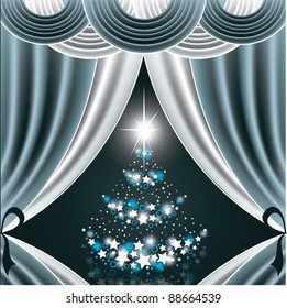 Christmas Background. Vector Illustration.