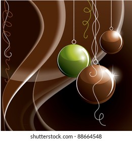Christmas Background. Vector Illustration.