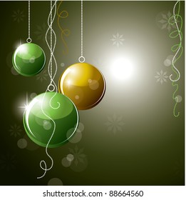 Christmas Background. Vector Illustration.