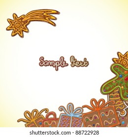 Christmas background- vector illustration