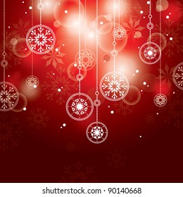Christmas Background. Vector Illustration.