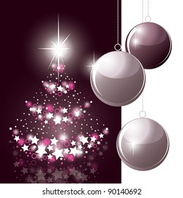 Christmas Background. Vector Illustration.