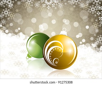 Christmas Background. Vector Illustration.