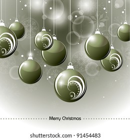 Christmas Background. Vector Illustration.