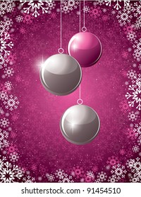 Christmas Background. Vector Illustration.