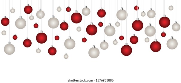 Christmas background vector illustration. Christmas ball