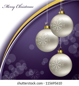 Christmas Background. Vector Illustration in Eps10 Format.