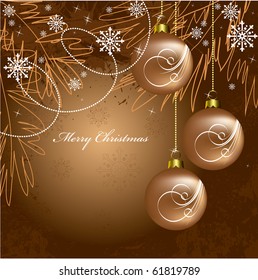 Christmas Background. Vector Illustration. eps10.