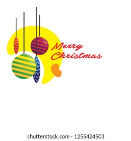 Christmas background vector illustration for flyer, greeting card, banner, etc.