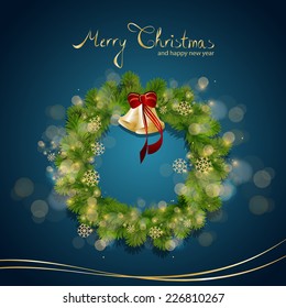 Christmas Background - Vector Illustration, Graphic Design Useful For Your Design        
