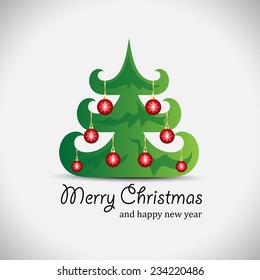 Christmas Background - Vector Illustration, Graphic Design Editable For Your Design