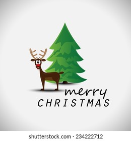 Christmas Background - Vector Illustration, Graphic Design Editable For Your Design