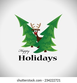 Christmas Background - Vector Illustration, Graphic Design Editable For Your Design