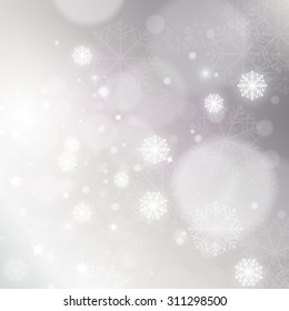 Christmas Background - Vector Illustration, Graphic Design Useful For Your Design