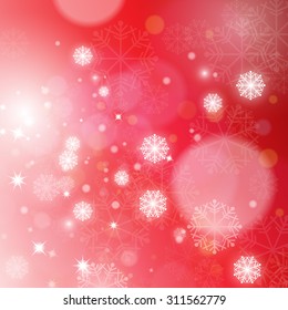 Christmas Background - Vector Illustration, Graphic Design Useful For Your Design
