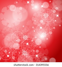 Christmas Background - Vector Illustration, Graphic Design Useful For Your Design
