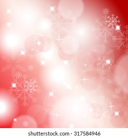 Christmas Background - Vector Illustration, Graphic Design Useful For Your Design