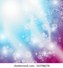 Christmas Background - Vector Illustration, Graphic Design Useful For Your Design