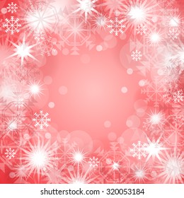 Christmas Background - Vector Illustration, Graphic Design Useful For Your Design