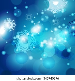 Christmas Background - Vector Illustration, Graphic Design Useful For Your Design