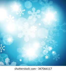 Christmas Background - Vector Illustration, Graphic Design Useful For Your Design  