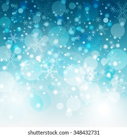 Christmas Background - Vector Illustration, Graphic Design Useful For Your Design   