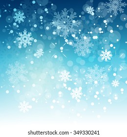 Christmas Background - Vector Illustration, Graphic Design Useful For Your Design   