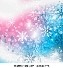 Christmas Background - Vector Illustration, Graphic Design Useful For Your Design