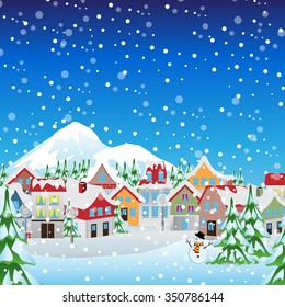 Christmas Background - Vector illustration, Graphic Design, Editable For Your Design