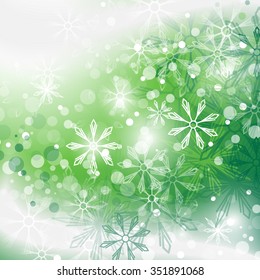 Christmas Background - Vector Illustration, Graphic Design Useful For Your Design 