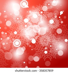 Christmas Background - Vector Illustration, Graphic Design Useful For Your Design