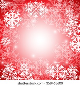 Christmas Background - Vector Illustration, Graphic Design Useful For Your Design