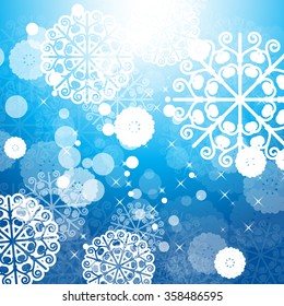 Christmas Background - Vector Illustration, Graphic Design Useful For Your Design