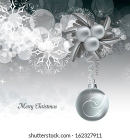 Christmas Background. Vector Illustration. Modern Design.
