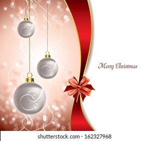 Christmas Background. Vector Illustration. Modern Design.