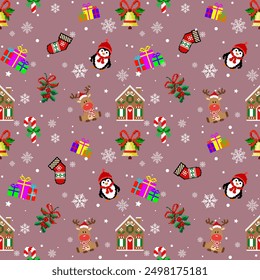 Christmas Background Vector Illustration. Red Background in Vector Format. Download Christmas Wallpaper. High Quality EPS Vector and High Resolution Image for Gift Wrapping and New Year Decoration. Ho