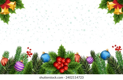 christmas background vector illustration. it is suitable for card, banner, or poster