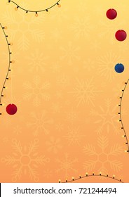 Christmas Background. Vector illustration. Winter celebrations and holidays