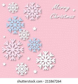 Christmas  background. Vector illustration for your design.