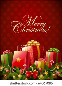 Christmas background  vector image