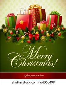 Christmas background  vector image