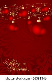 Christmas background vector image