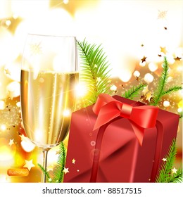 Christmas background vector image