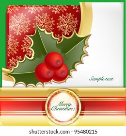 Christmas background vector image