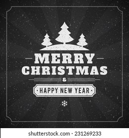 Christmas background vector image. Christmas card or invitation. 