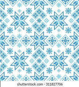Christmas background. Vector seamless pattern. 