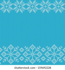Christmas background. Vector snowflake jumper pattern 