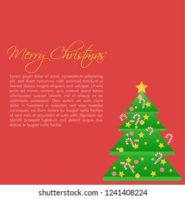Christmas background vector template