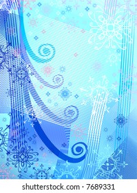 christmas  background, vector without gradient