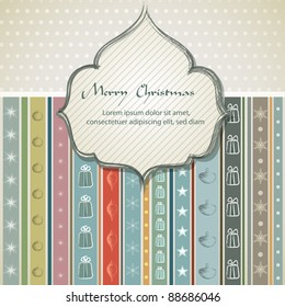  Christmas background / vintage style  | EPS10 Compatibility Required
